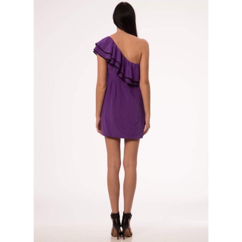 Yumi Kim Silk “Lanie” Silk One Shoulder Ruffled Dress Size S - Picture 16 of 16